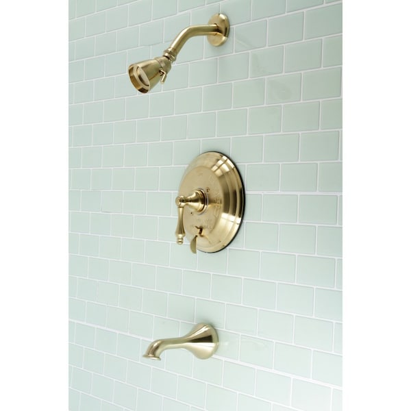 KB36370AL Tub And Shower Faucet, Brushed Brass